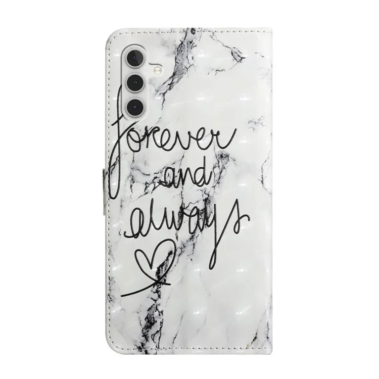 For Samsung Galaxy A16 5G Case 3D Creative Pattern PU Leather Stand Phone Cover
