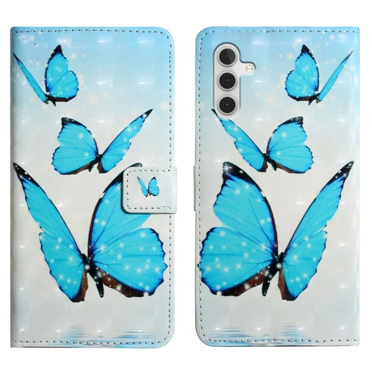 For Samsung Galaxy A16 5G Case 3D Creative Pattern PU Leather Stand Phone Cover