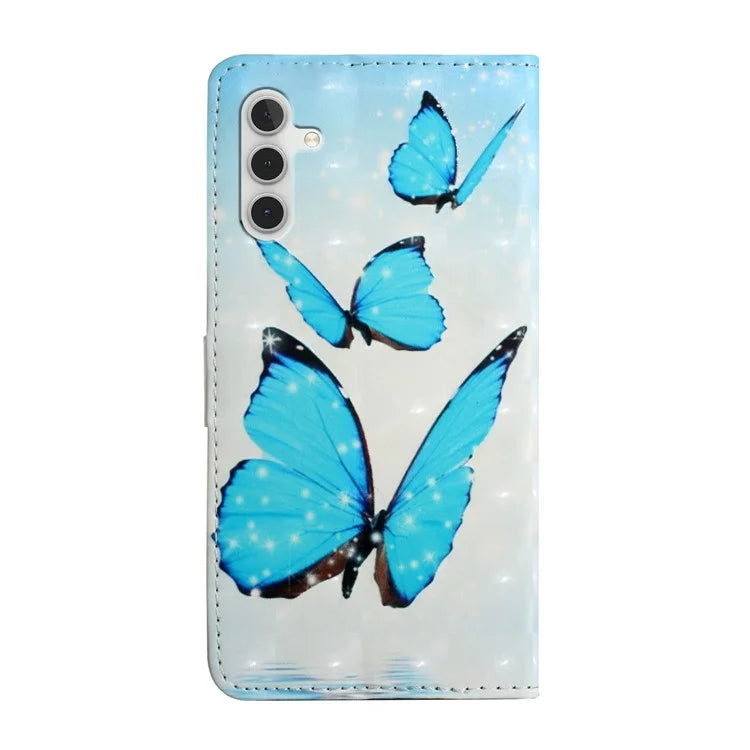 For Samsung Galaxy A16 5G Case 3D Creative Pattern PU Leather Stand Phone Cover
