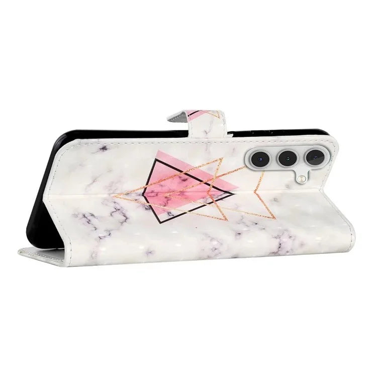 For Samsung Galaxy A16 5G Case 3D Creative Pattern PU Leather Stand Phone Cover