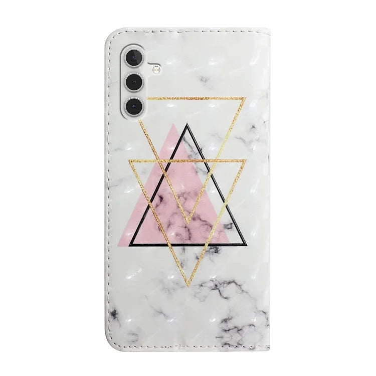 For Samsung Galaxy A16 5G Case 3D Creative Pattern PU Leather Stand Phone Cover