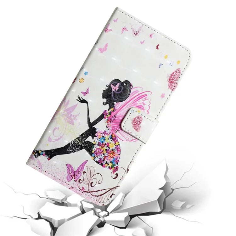 For Samsung Galaxy A16 5G Case 3D Creative Pattern PU Leather Stand Phone Cover
