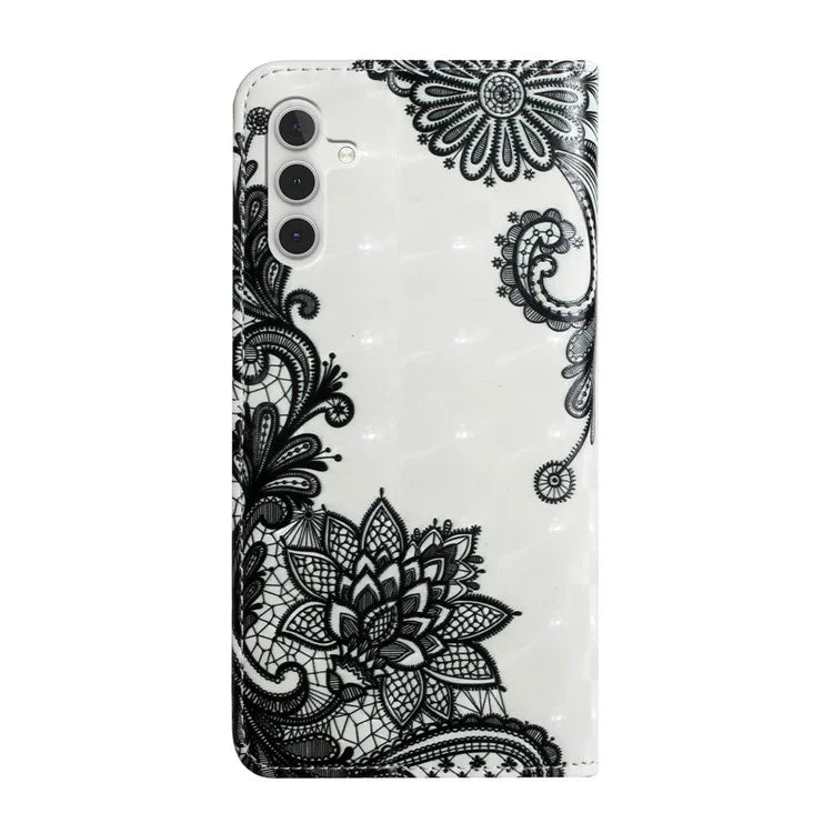 For Samsung Galaxy A16 5G Case 3D Creative Pattern PU Leather Stand Phone Cover