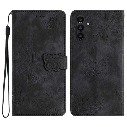 For Samsung Galaxy A16 5G Case Butterfly Design Flip Wallet Leather Phone Cover Skin-Touch