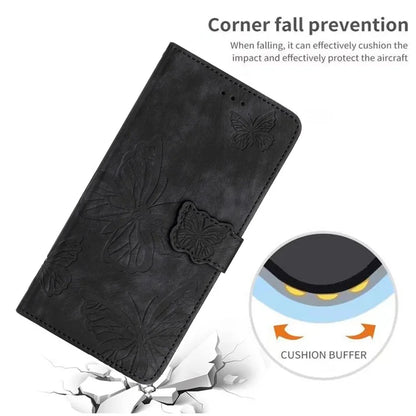 For Samsung Galaxy A16 5G Case Butterfly Design Flip Wallet Leather Phone Cover Skin-Touch
