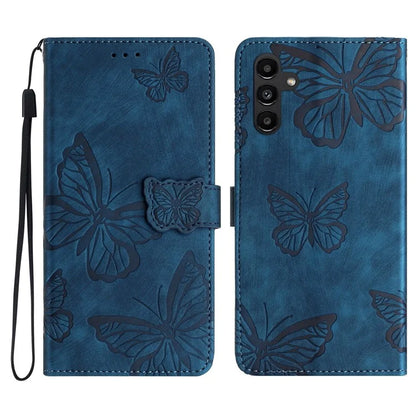 For Samsung Galaxy A16 5G Case Butterfly Design Flip Wallet Leather Phone Cover Skin-Touch