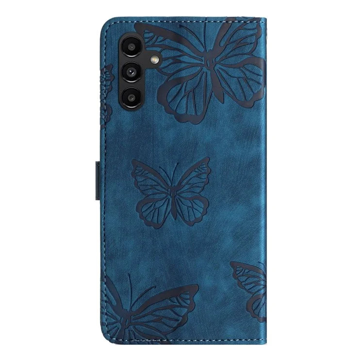 For Samsung Galaxy A16 5G Case Butterfly Design Flip Wallet Leather Phone Cover Skin-Touch
