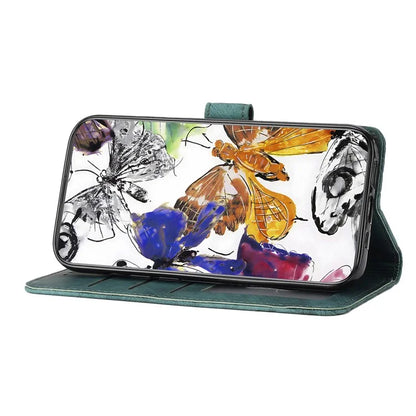 For Samsung Galaxy A16 5G Case Butterfly Design Flip Wallet Leather Phone Cover Skin-Touch