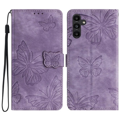 For Samsung Galaxy A16 5G Case Butterfly Design Flip Wallet Leather Phone Cover Skin-Touch