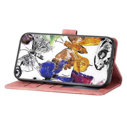For Samsung Galaxy A16 5G Case Butterfly Design Flip Wallet Leather Phone Cover Skin-Touch