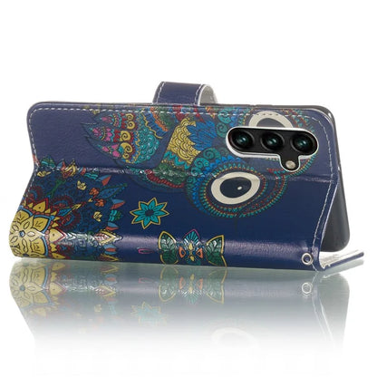 For Samsung Galaxy A16 5G Case Pattern Leather Wallet Phone Cover with Card Holder