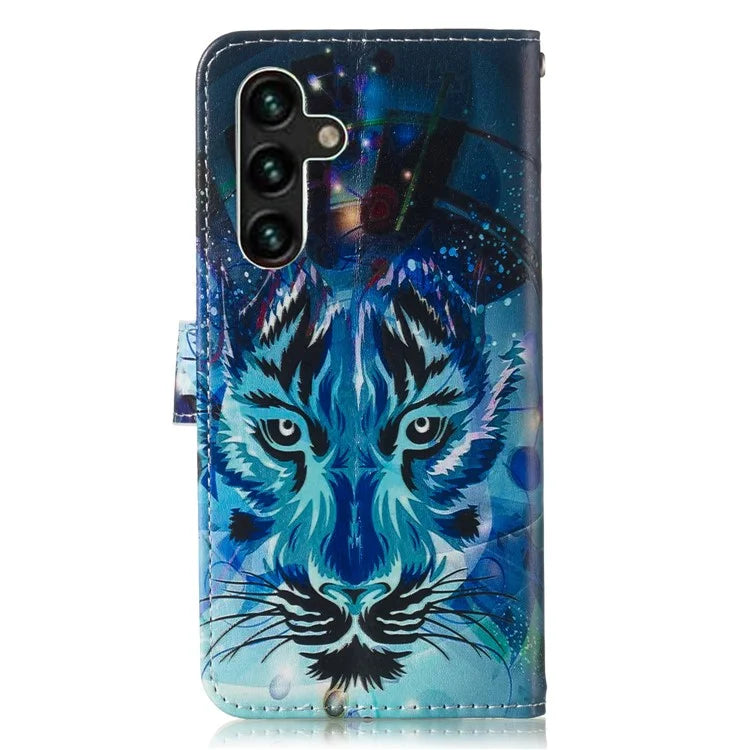 For Samsung Galaxy A16 5G Case Pattern Leather Wallet Phone Cover with Card Holder