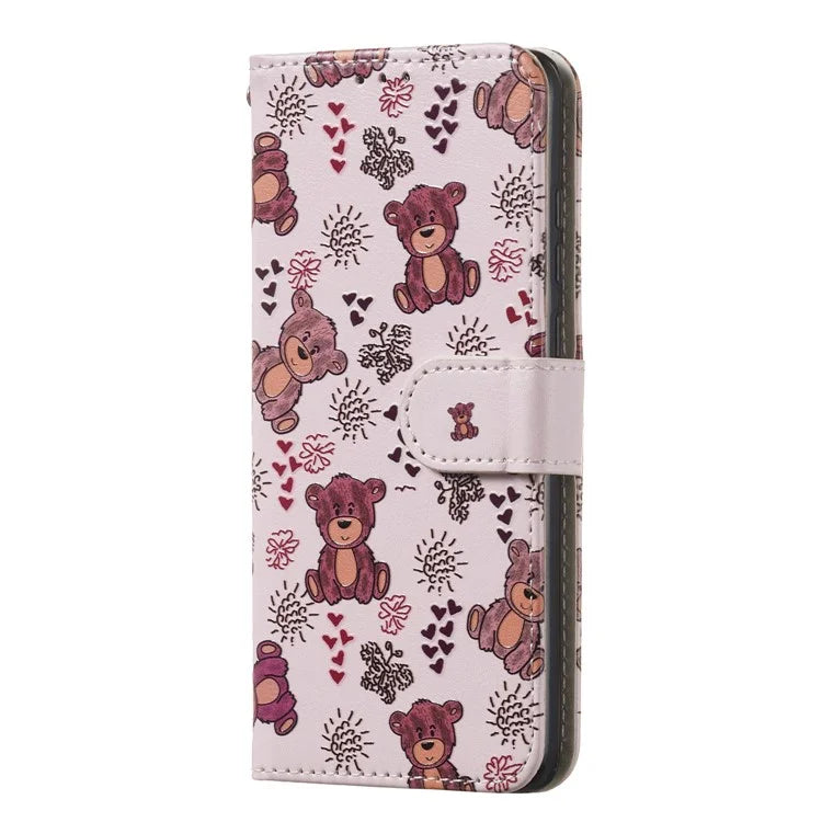 For Samsung Galaxy A16 5G Case Pattern Leather Wallet Phone Cover with Card Holder