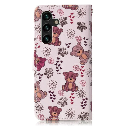 For Samsung Galaxy A16 5G Case Pattern Leather Wallet Phone Cover with Card Holder