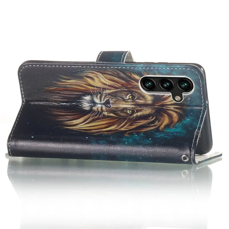 For Samsung Galaxy A16 5G Case Pattern Leather Wallet Phone Cover with Card Holder