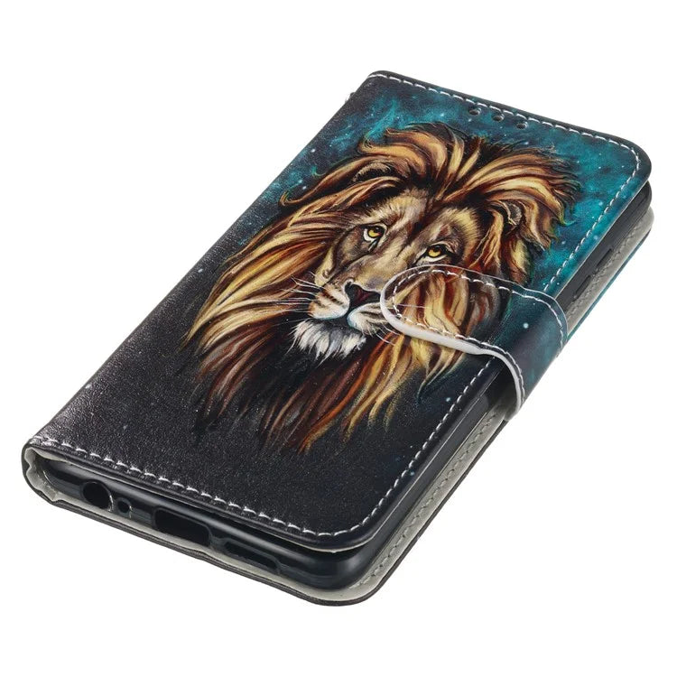 For Samsung Galaxy A16 5G Case Pattern Leather Wallet Phone Cover with Card Holder