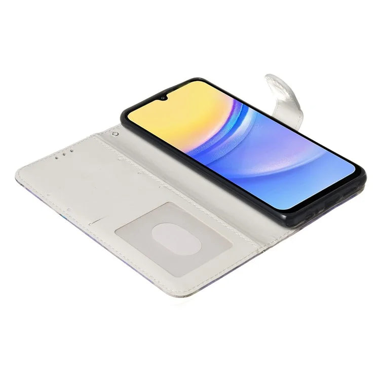For Samsung Galaxy A16 5G Case Pattern Leather Wallet Phone Cover with Card Holder
