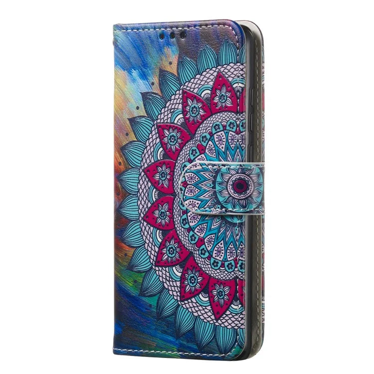 For Samsung Galaxy A16 5G Case Pattern Leather Wallet Phone Cover with Card Holder