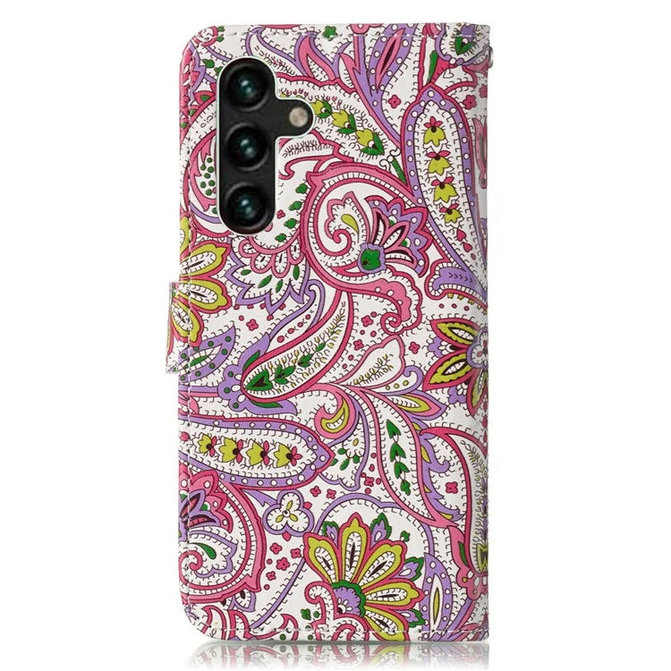 For Samsung Galaxy A16 5G Case Pattern Leather Wallet Phone Cover with Card Holder