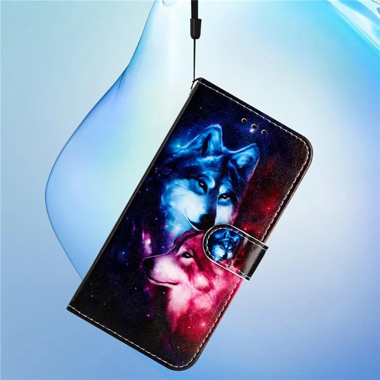 For Samsung Galaxy A16 5G Wallet Case Printed Pattern Design Leather Phone Cover
