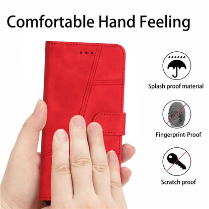 For Samsung Galaxy A16 5G Case Flip Leather Retro Phone Cover Lines Imprinted