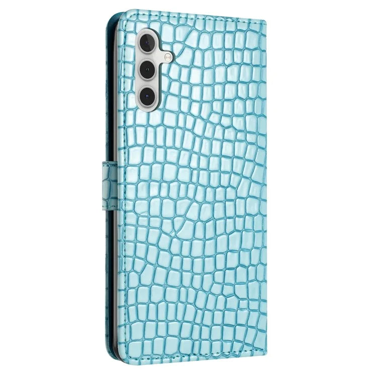 For Samsung Galaxy A16 5G Case Classic Crocodile Pattern PU Leather Phone Cover
