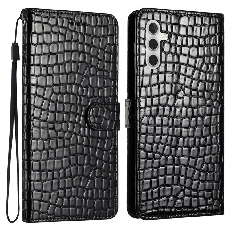 For Samsung Galaxy A16 5G Case Classic Crocodile Pattern PU Leather Phone Cover