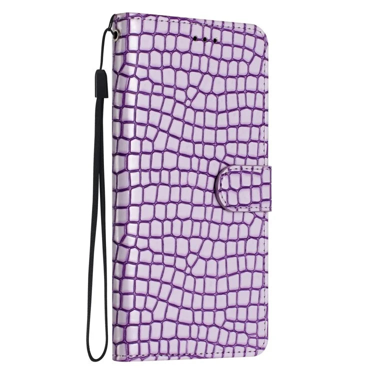 For Samsung Galaxy A16 5G Case Classic Crocodile Pattern PU Leather Phone Cover
