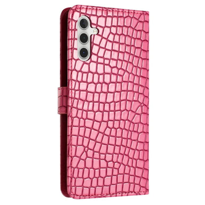 For Samsung Galaxy A16 5G Case Classic Crocodile Pattern PU Leather Phone Cover
