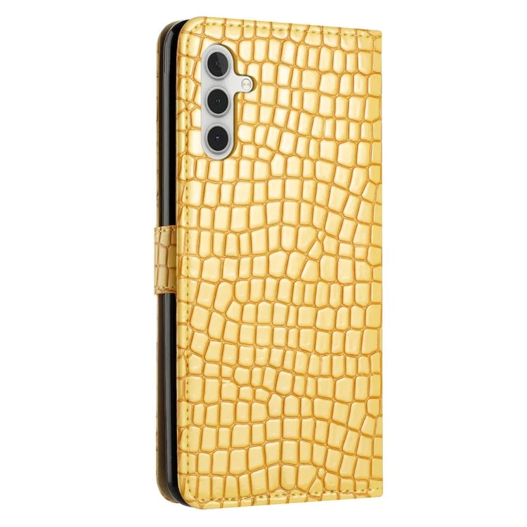 For Samsung Galaxy A16 5G Case Classic Crocodile Pattern PU Leather Phone Cover