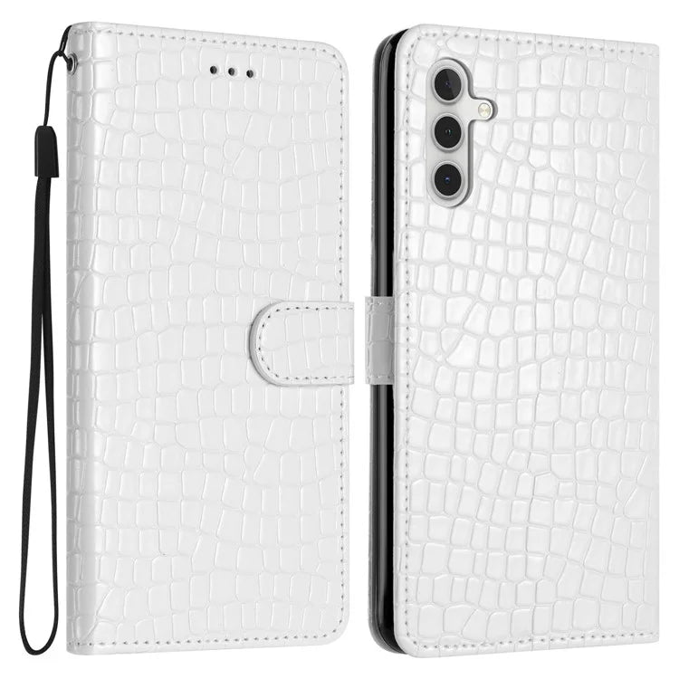 For Samsung Galaxy A16 5G Case Classic Crocodile Pattern PU Leather Phone Cover