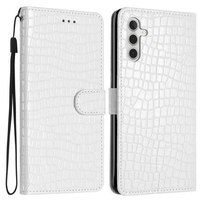 For Samsung Galaxy A16 5G Case Classic Crocodile Pattern PU Leather Phone Cover