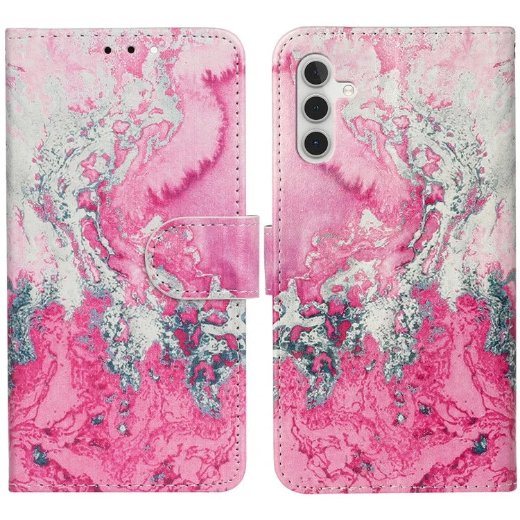 For Samsung Galaxy A16 5G Case Pattern PU Leather Flip Phone Cover