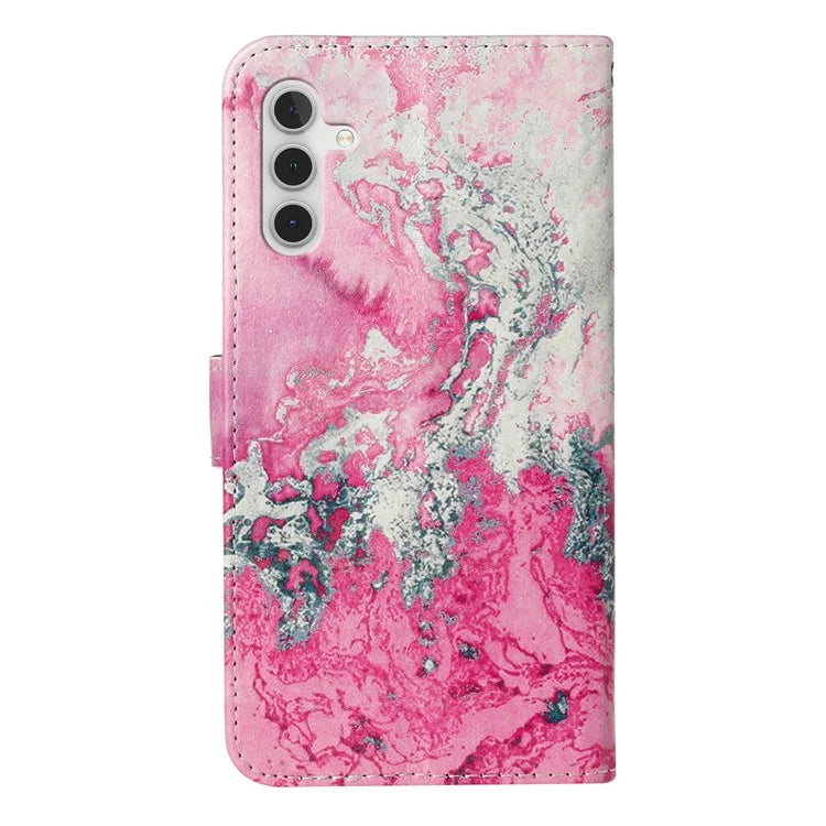 For Samsung Galaxy A16 5G Case Pattern PU Leather Flip Phone Cover