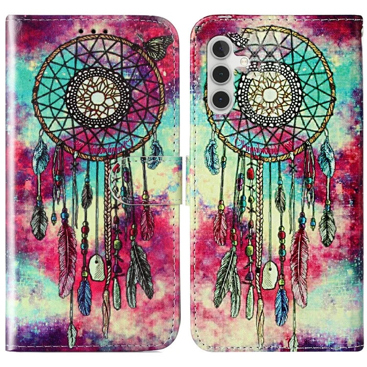 For Samsung Galaxy A16 5G Case Pattern PU Leather Flip Phone Cover