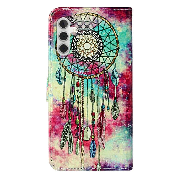 For Samsung Galaxy A16 5G Case Pattern PU Leather Flip Phone Cover
