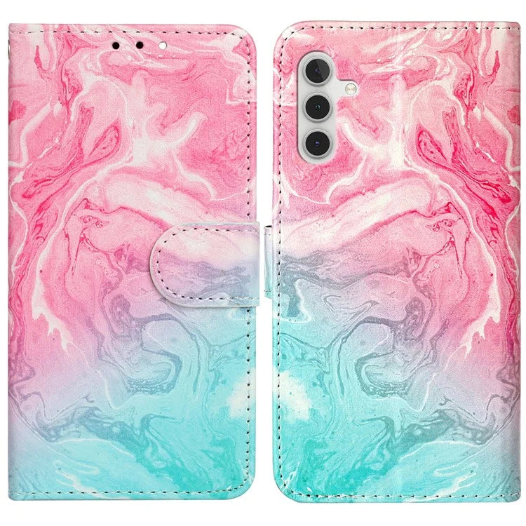 For Samsung Galaxy A16 5G Case Pattern PU Leather Flip Phone Cover