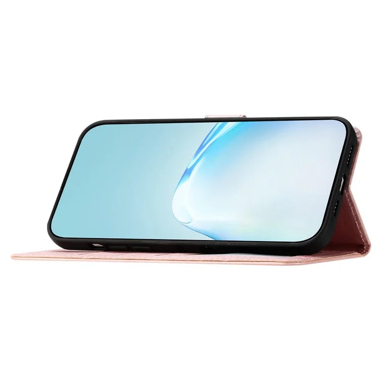 For Samsung Galaxy A16 5G Wallet Case Leather Folio Phone Cover Magnetic Clasp