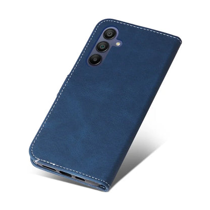 For Samsung Galaxy A16 5G Case Flip Wallet Leather Phone Cover 3 Color Splicing