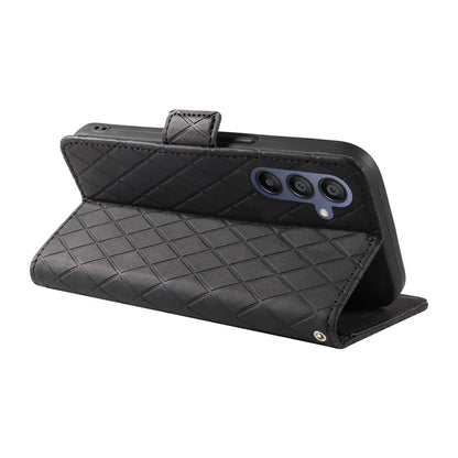 For Samsung Galaxy A16 5G Case Rhombus PU Leather Flip Phone Cover