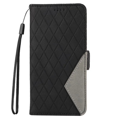 For Samsung Galaxy A16 5G Case Rhombus PU Leather Flip Phone Cover
