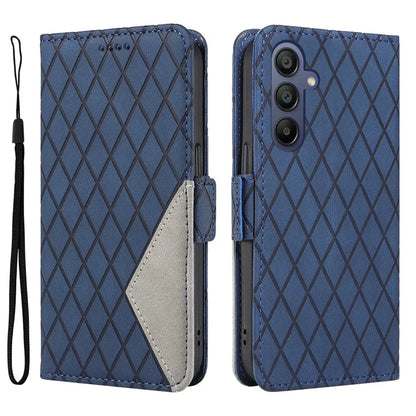 For Samsung Galaxy A16 5G Case Rhombus PU Leather Flip Phone Cover