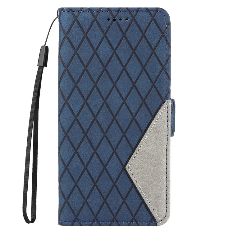 For Samsung Galaxy A16 5G Case Rhombus PU Leather Flip Phone Cover