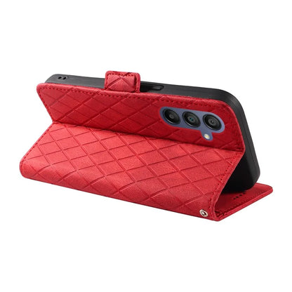 For Samsung Galaxy A16 5G Case Rhombus PU Leather Flip Phone Cover