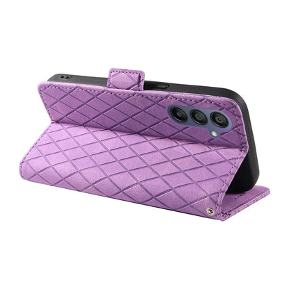 For Samsung Galaxy A16 5G Case Rhombus PU Leather Flip Phone Cover