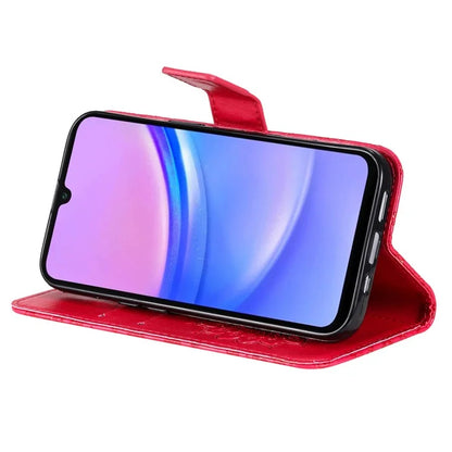 KT Imprinting Flower Series-1 For Samsung Galaxy A16 5G Case Sunflower Leather Wallet Folio Phone Cover