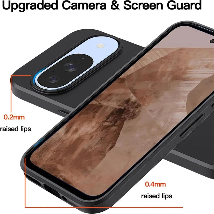 For Google Pixel 9 Pro  /  Pixel 9 Case Anti-Drop Soft TPU Matte Phone Cover