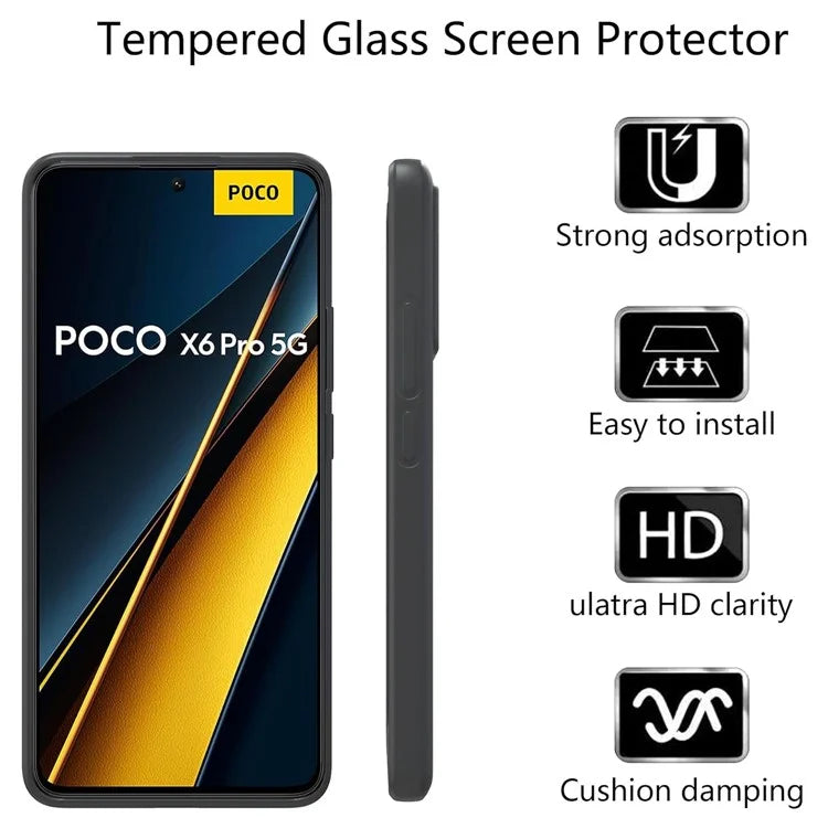 For Xiaomi Poco X6 Pro 5G  /  Redmi K70E 5G Case Anti-Drop Soft TPU Matte Phone Cover