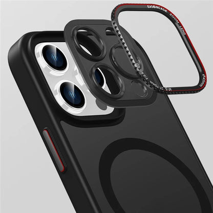 For iPhone 16 Pro Max Case PC + TPU Phone Back Cover Compatible with MagSafe