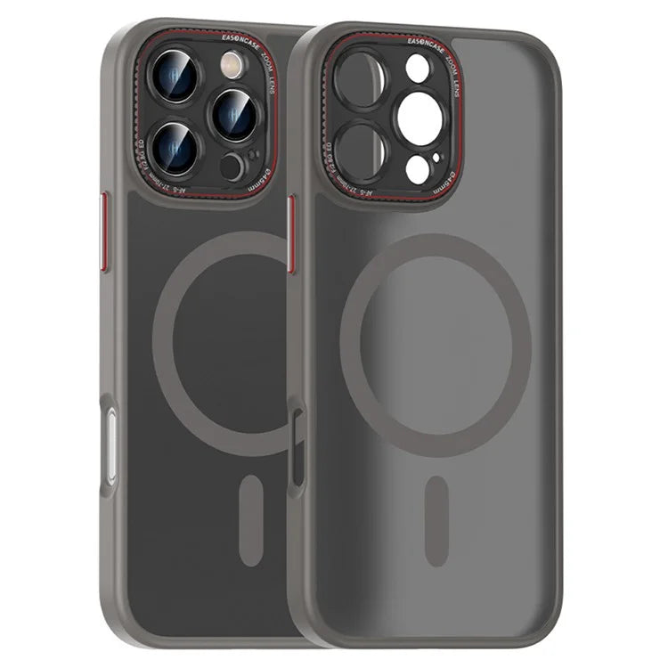 For iPhone 16 Pro Max Case PC + TPU Phone Back Cover Compatible with MagSafe